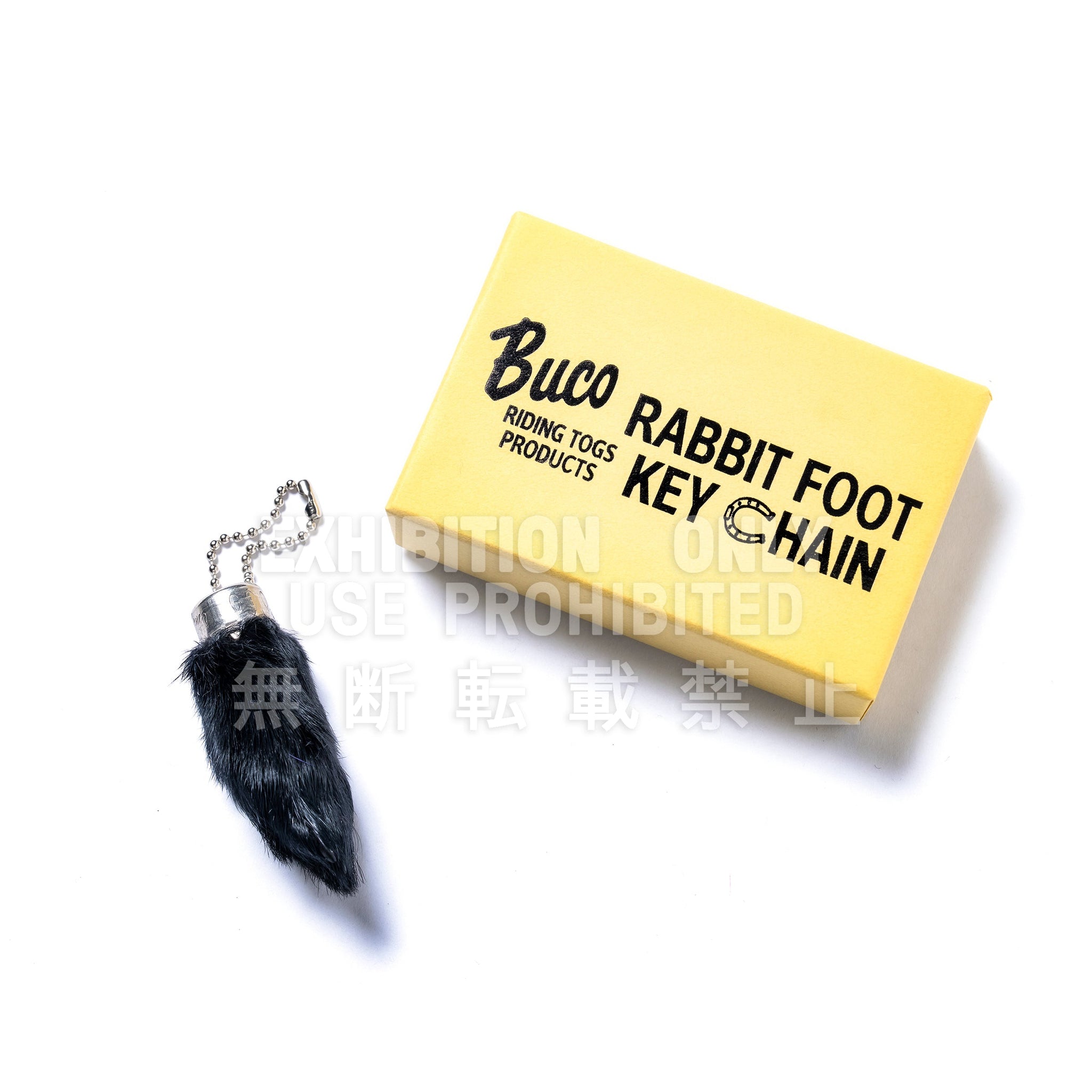 BUCO RABBIT FOOT KEY CHAIN