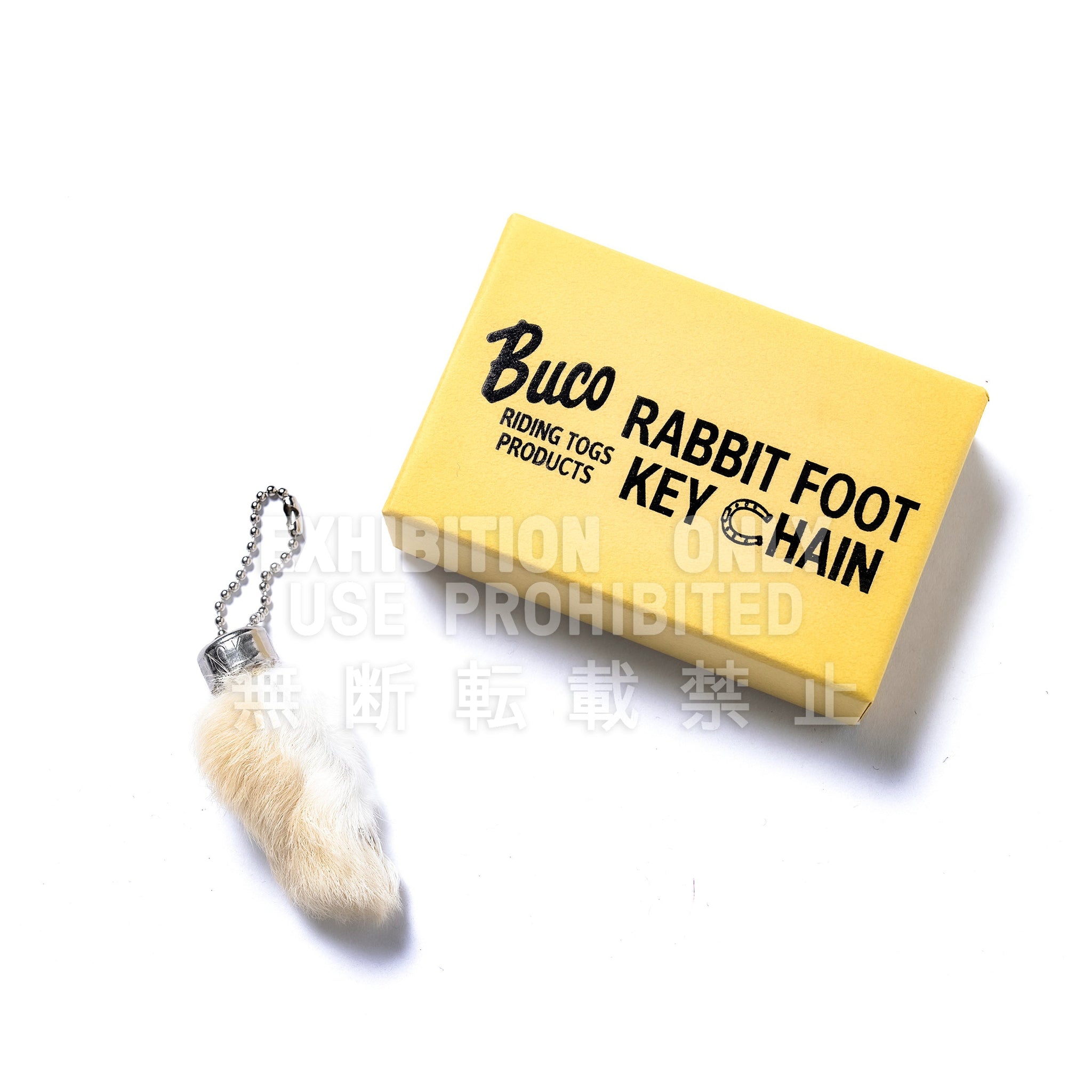 BUCO RABBIT FOOT KEY CHAIN