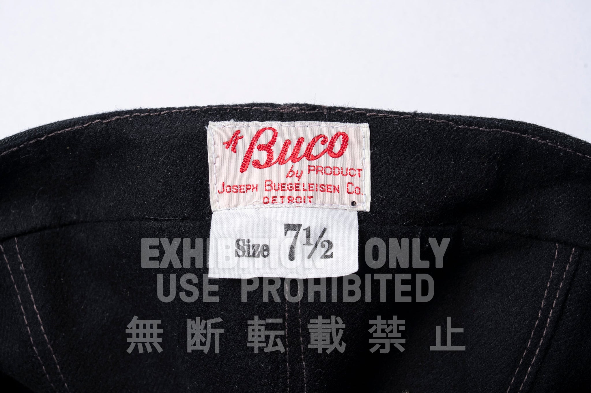 BUCO CORD CLOTH MECHANIC CAP