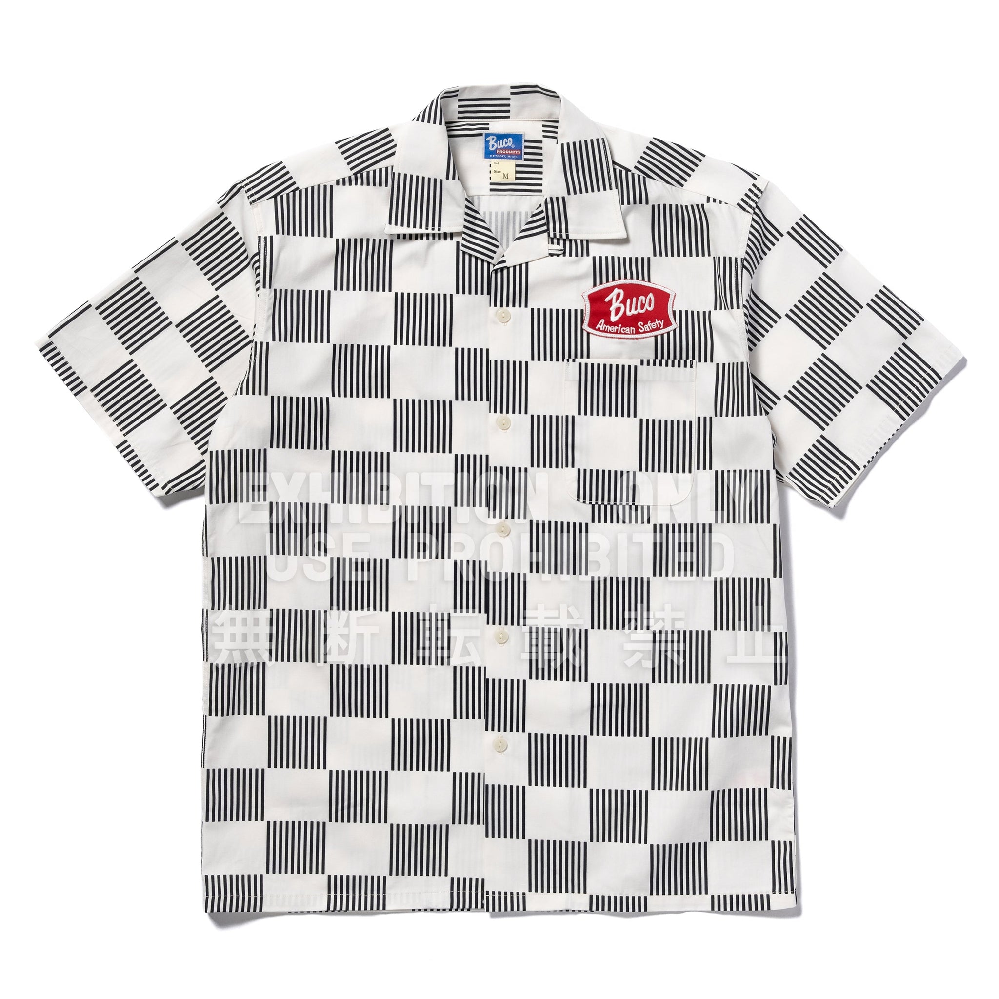 BUCO STRIPED-CHECKERED SHIRT S/S