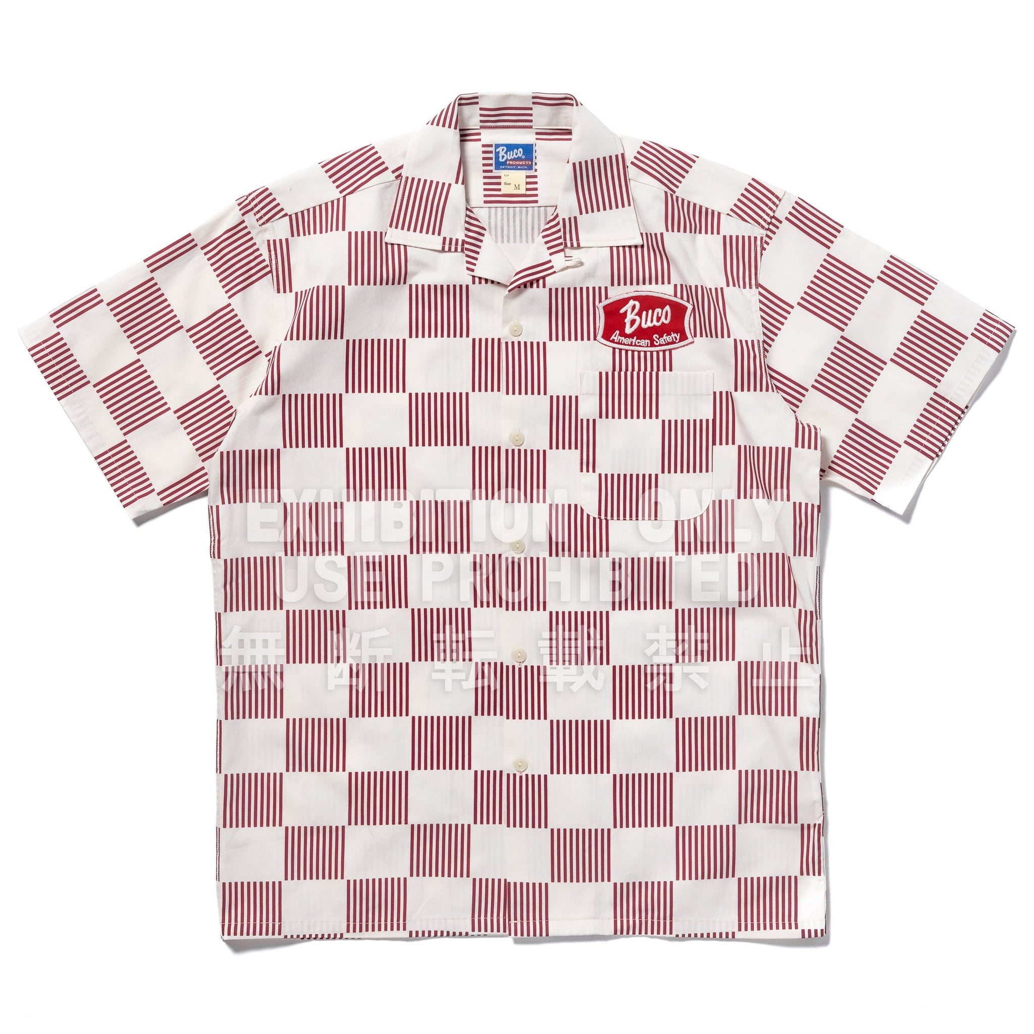 BUCO STRIPED-CHECKERED SHIRT S/S