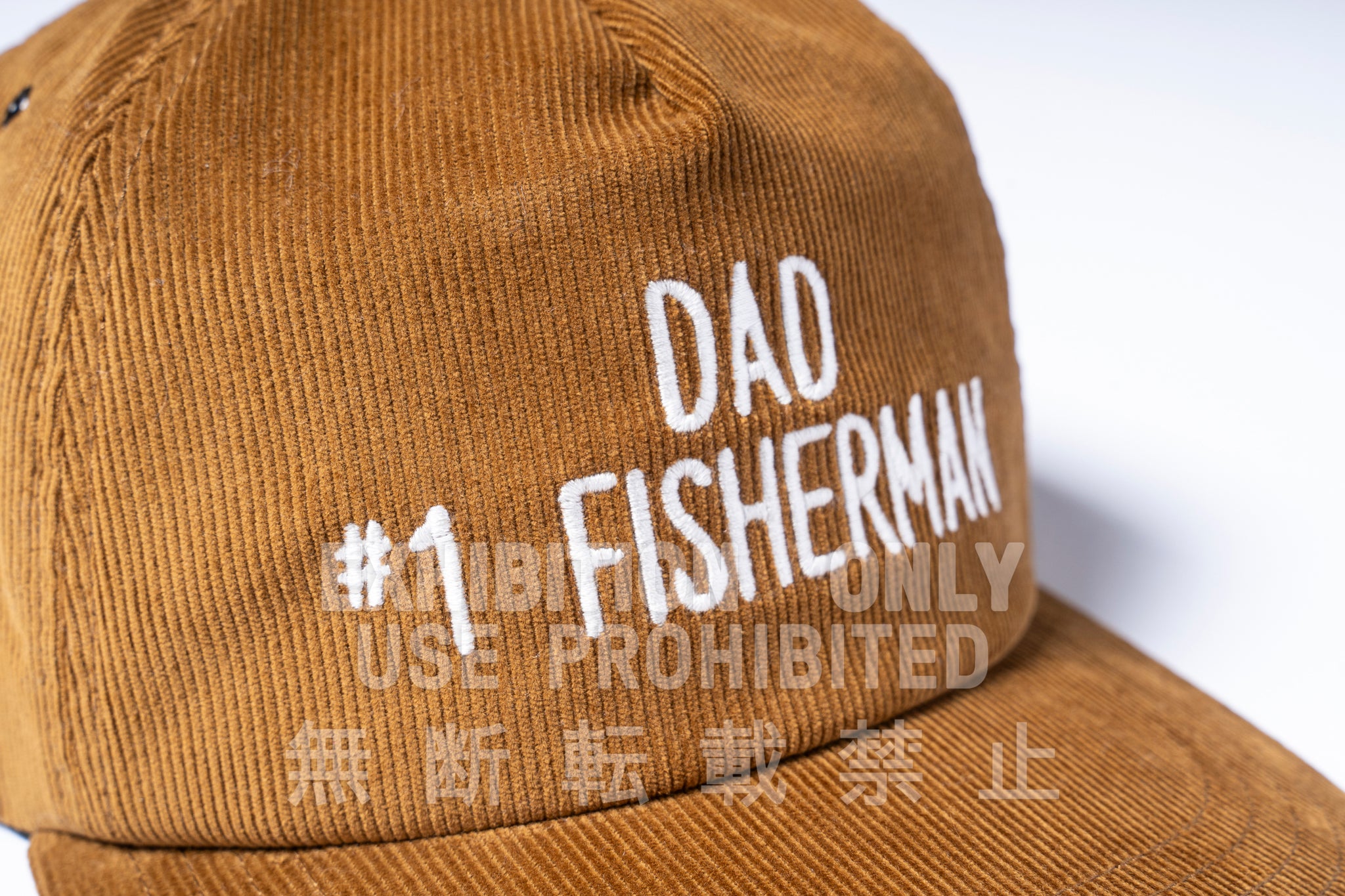 FIVE PANEL CORDUROY CAP / #1 FISHING DAD