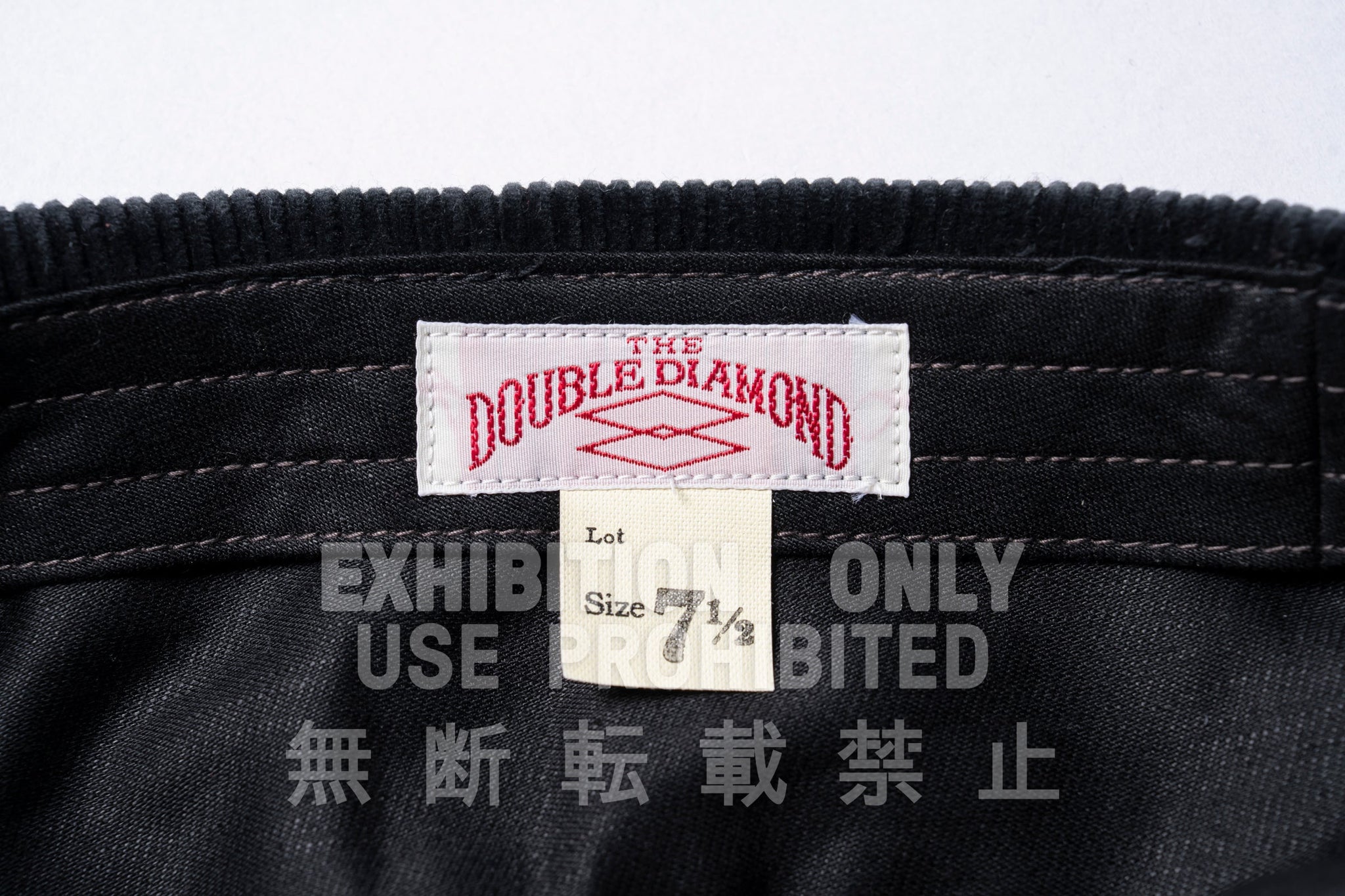 DOUBLE DIAMOND CORDUROY NEWSBOY CAP