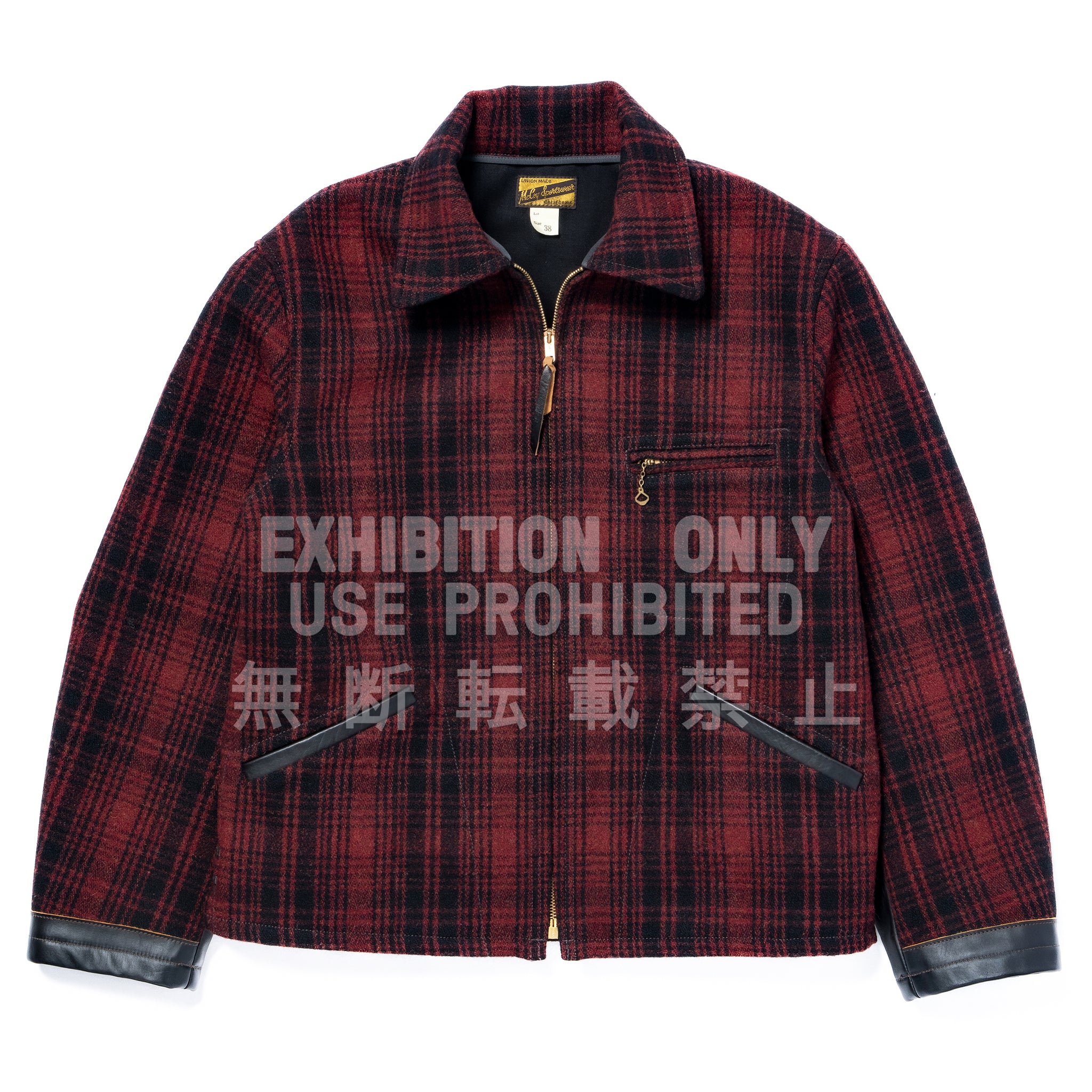 WOOL FIELD SPORTS JACKET / RED PLAID