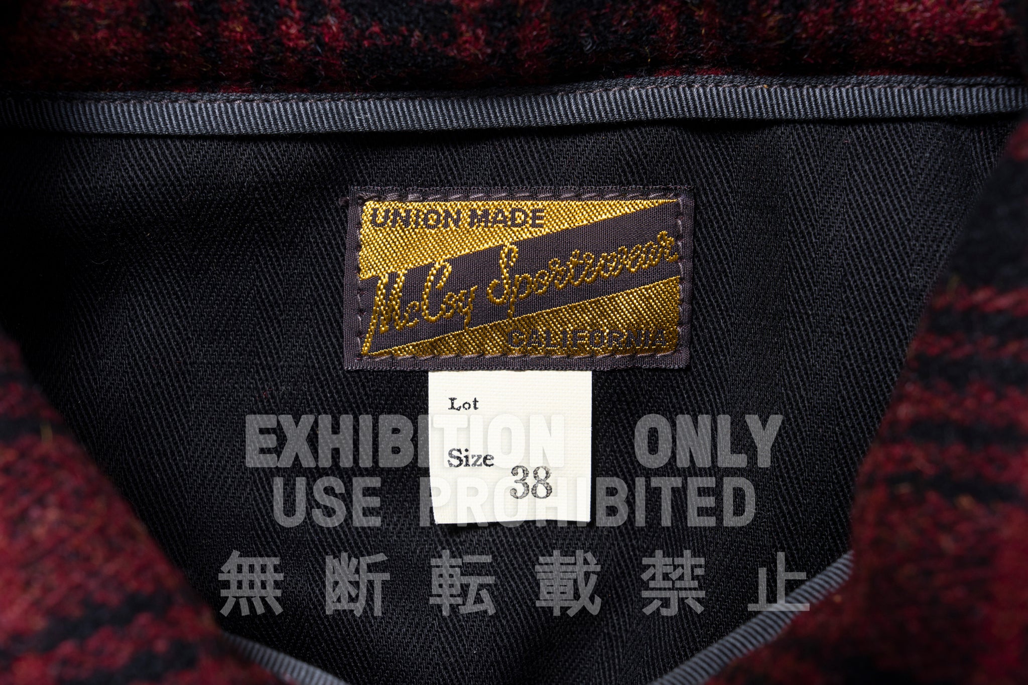 WOOL FIELD SPORTS JACKET / RED PLAID