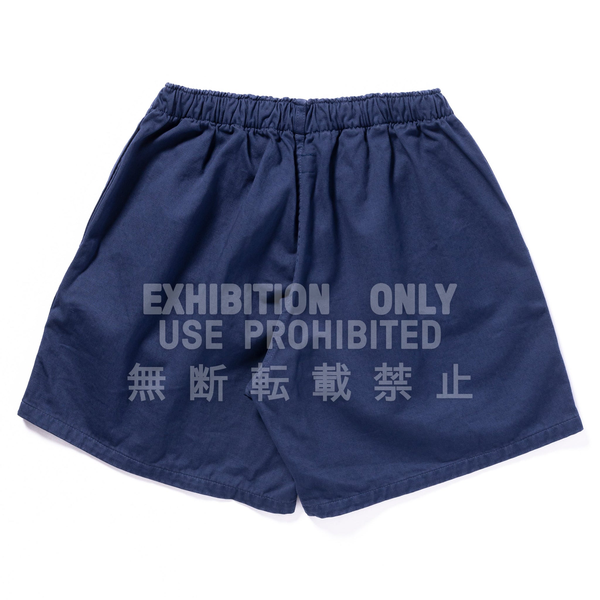 COTTON DRILL SWIM SHORTS (OVER-DYED)