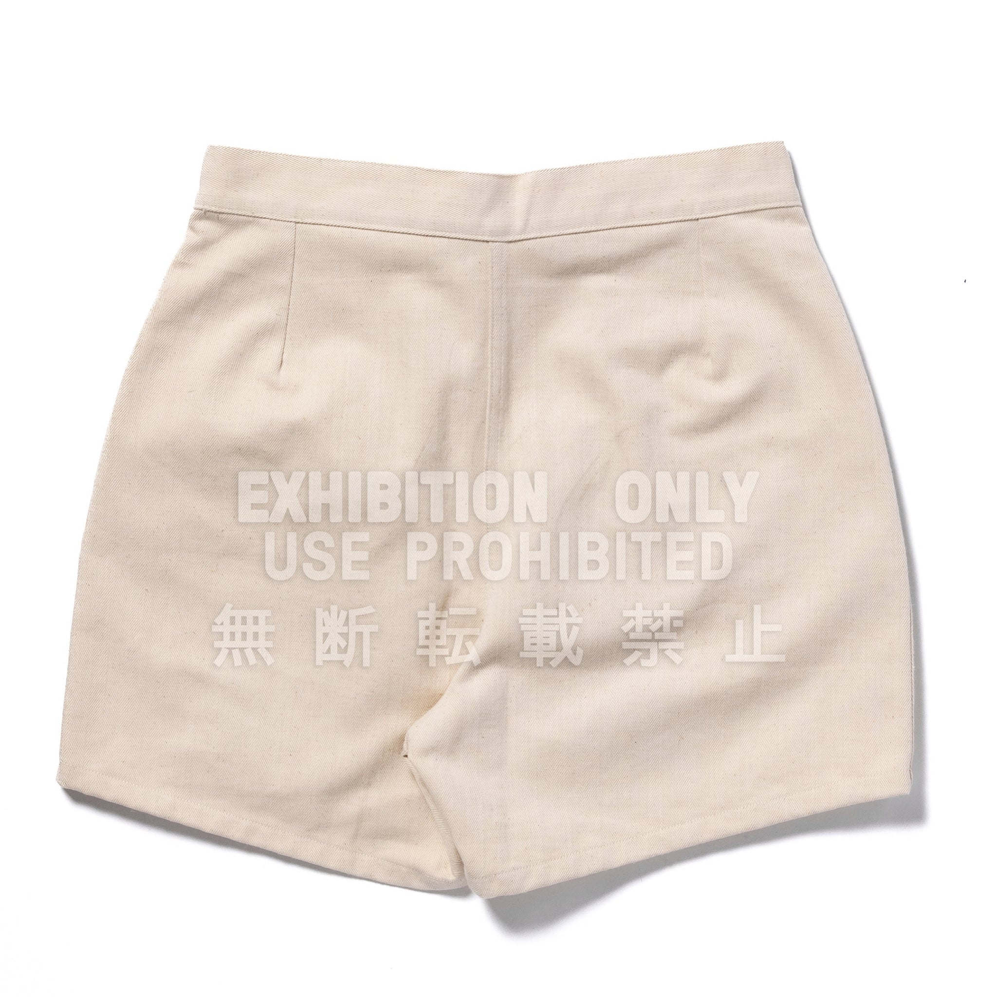 BELTED SHORTS / COTTON-HEMP