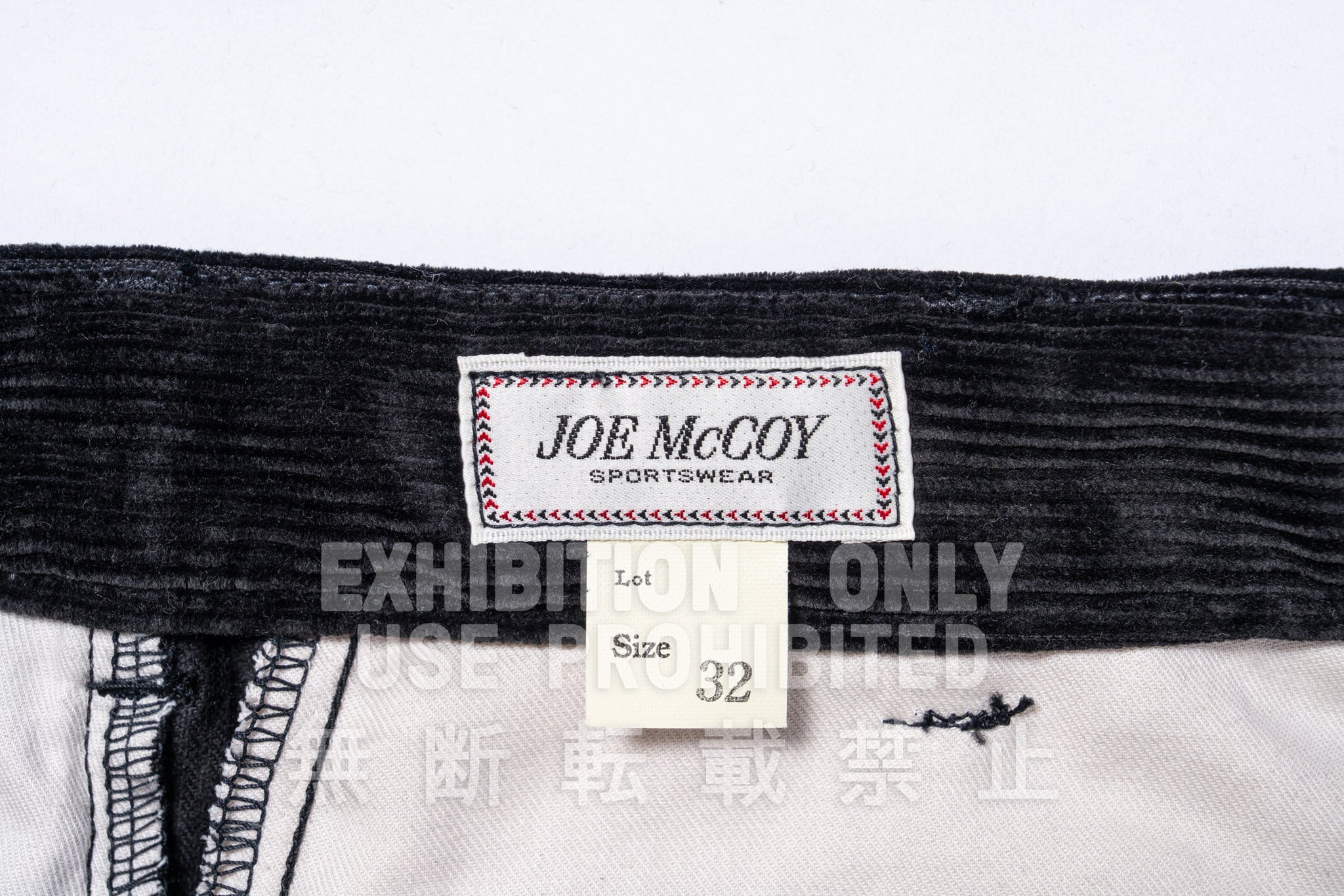 DOUBLE-PLEAT CORDUROY TROUSERS