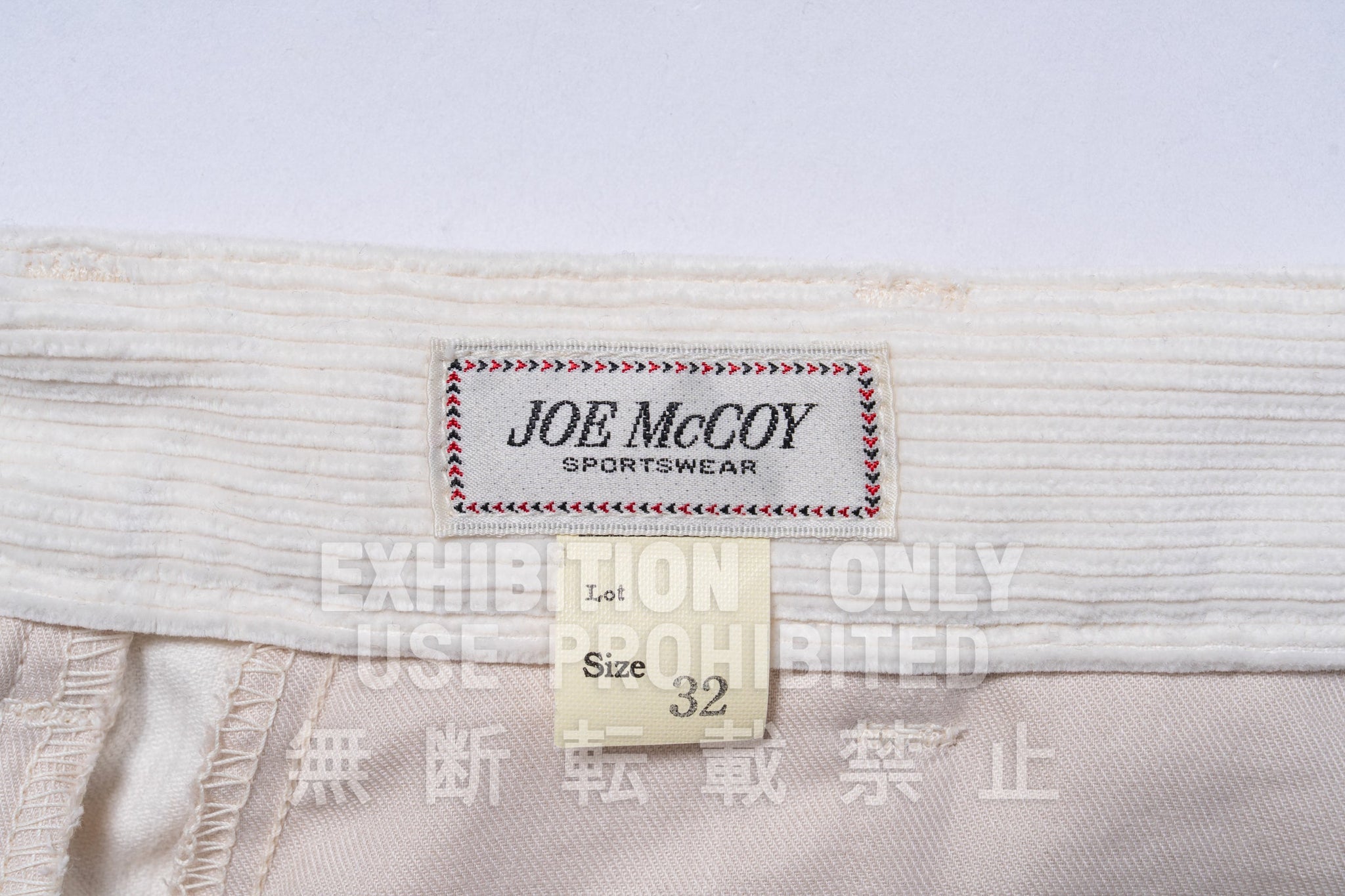 DOUBLE-PLEAT CORDUROY TROUSERS