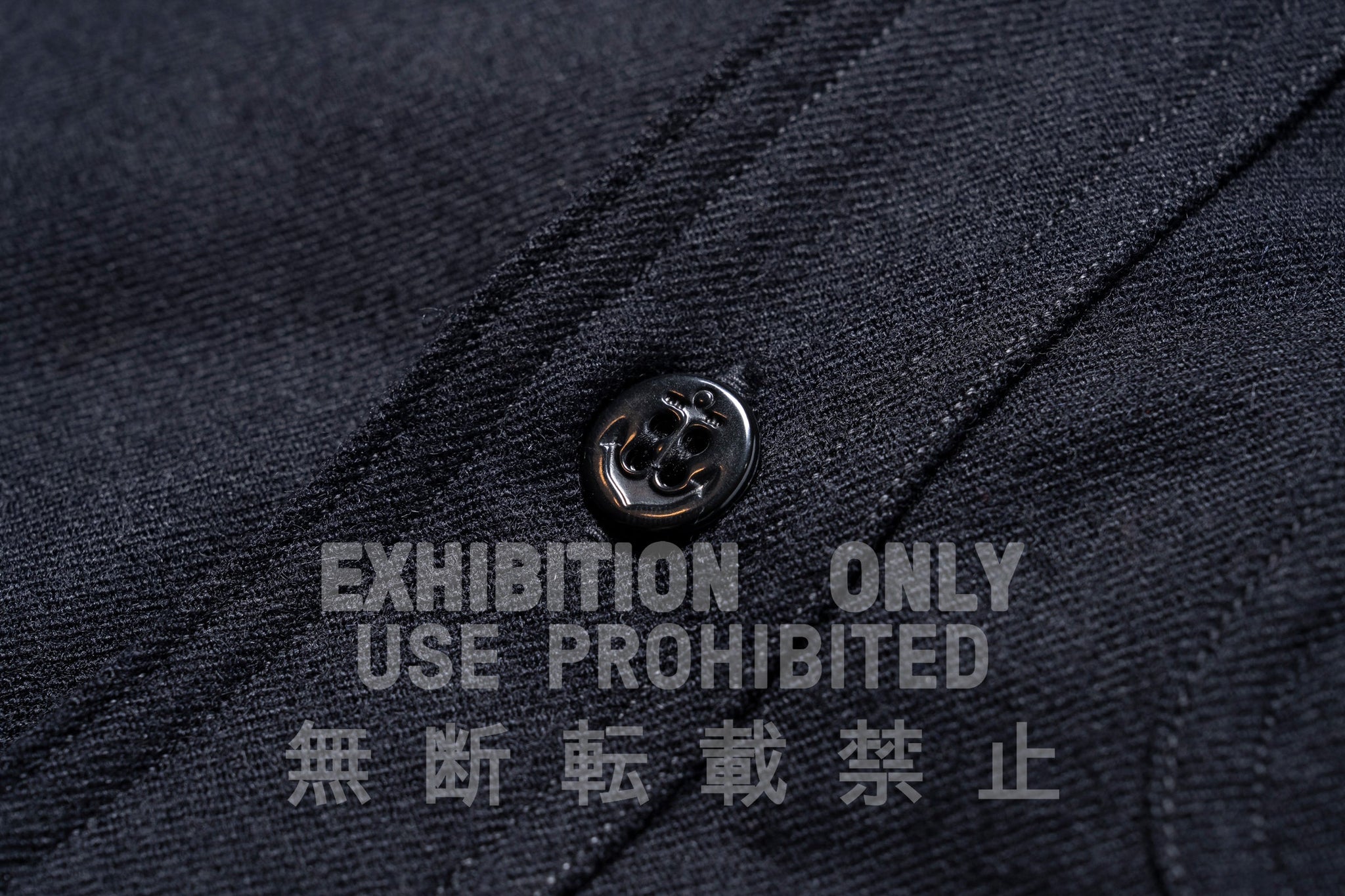 U.S.N. WOOL BLUE FLANNEL SHIRT / U.S.S. BROOKLYN