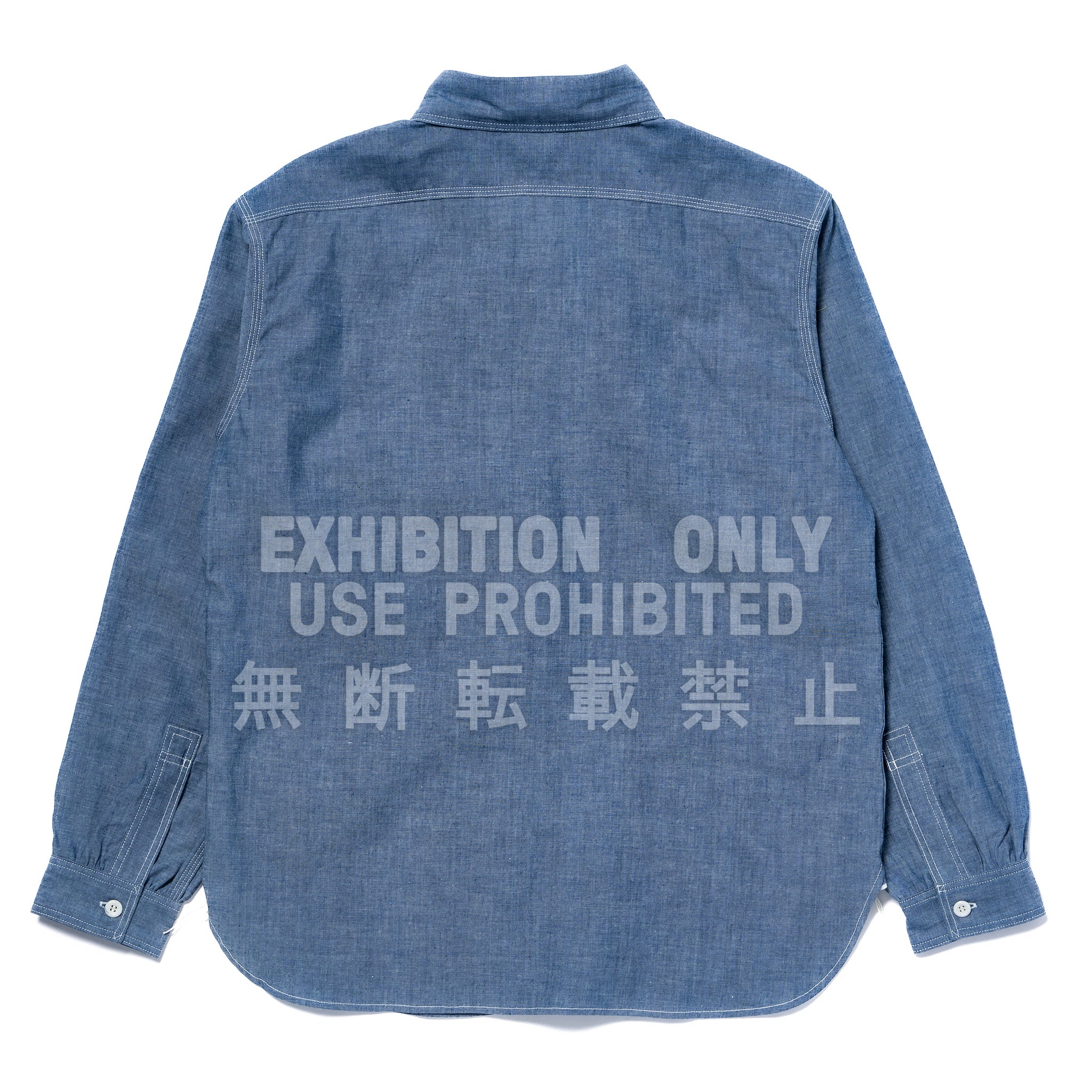 8HU CHAMBRAY SERVICEMAN WORK SHIRT