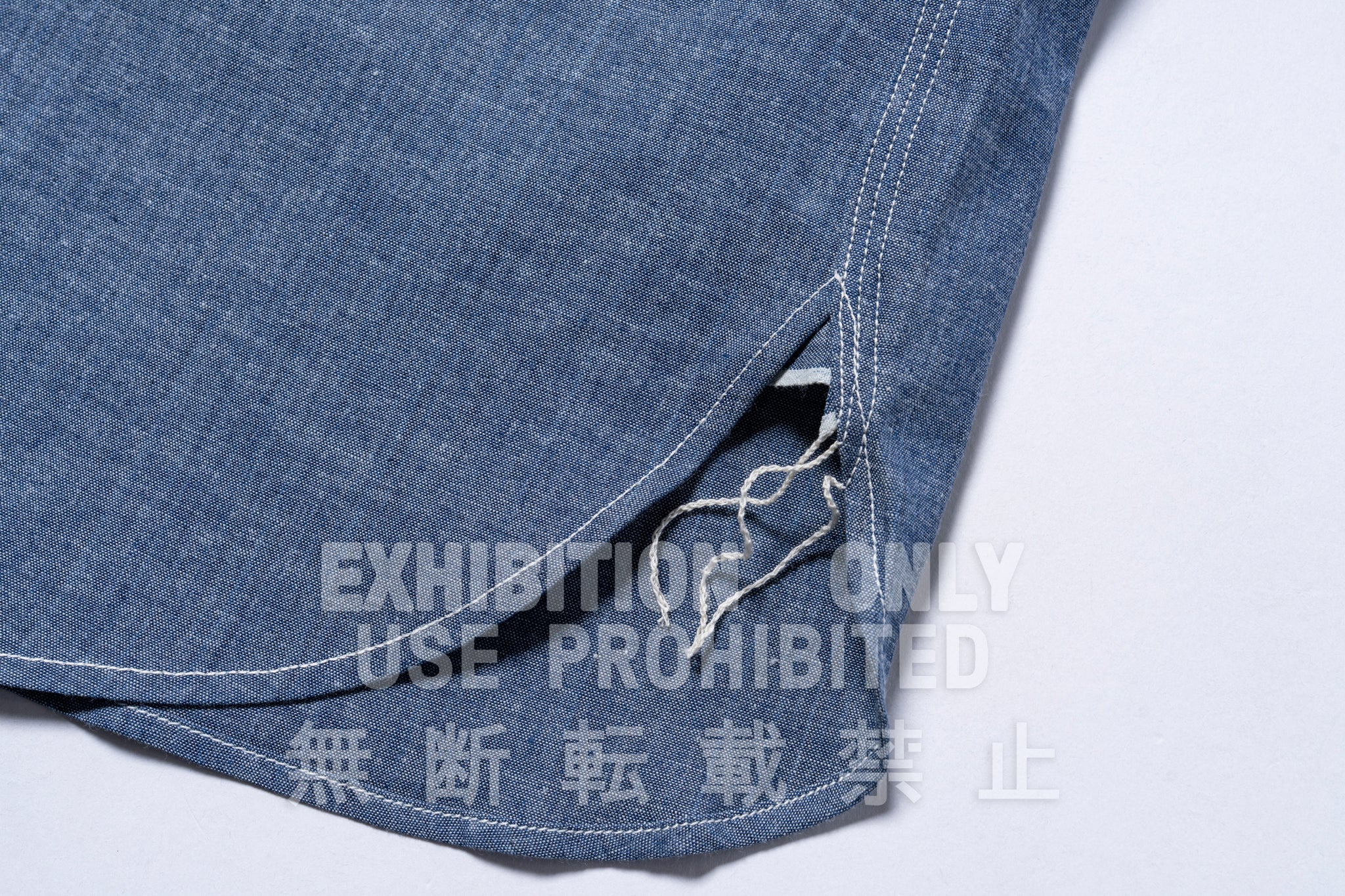 8HU CHAMBRAY SERVICEMAN WORK SHIRT