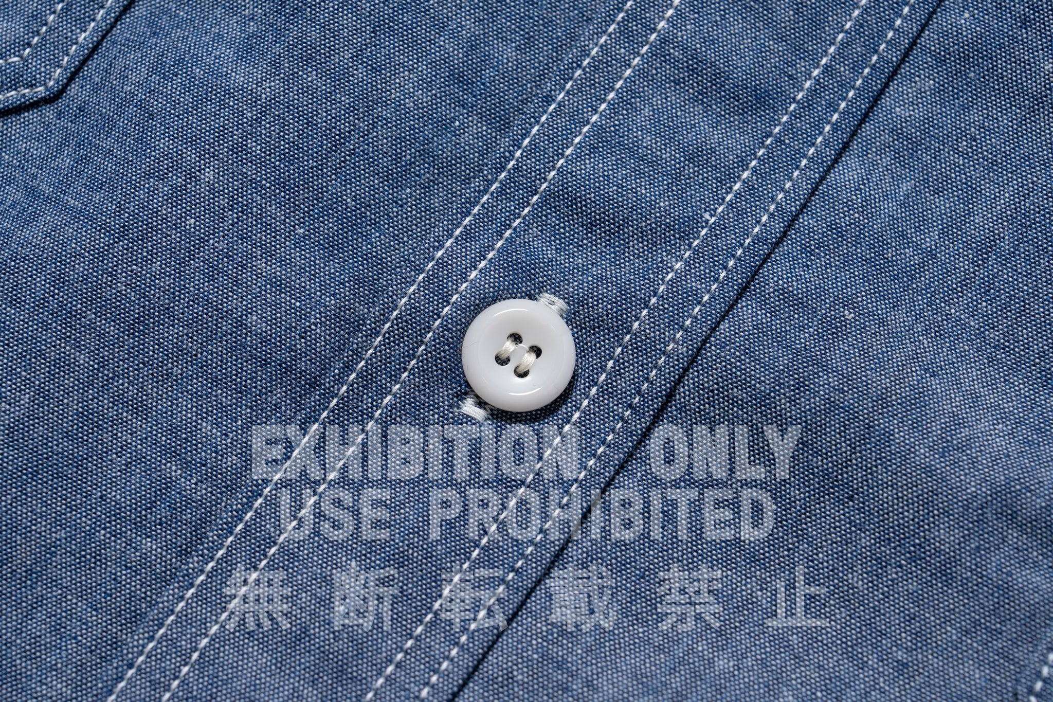 8HU CHAMBRAY SERVICEMAN WORK SHIRT