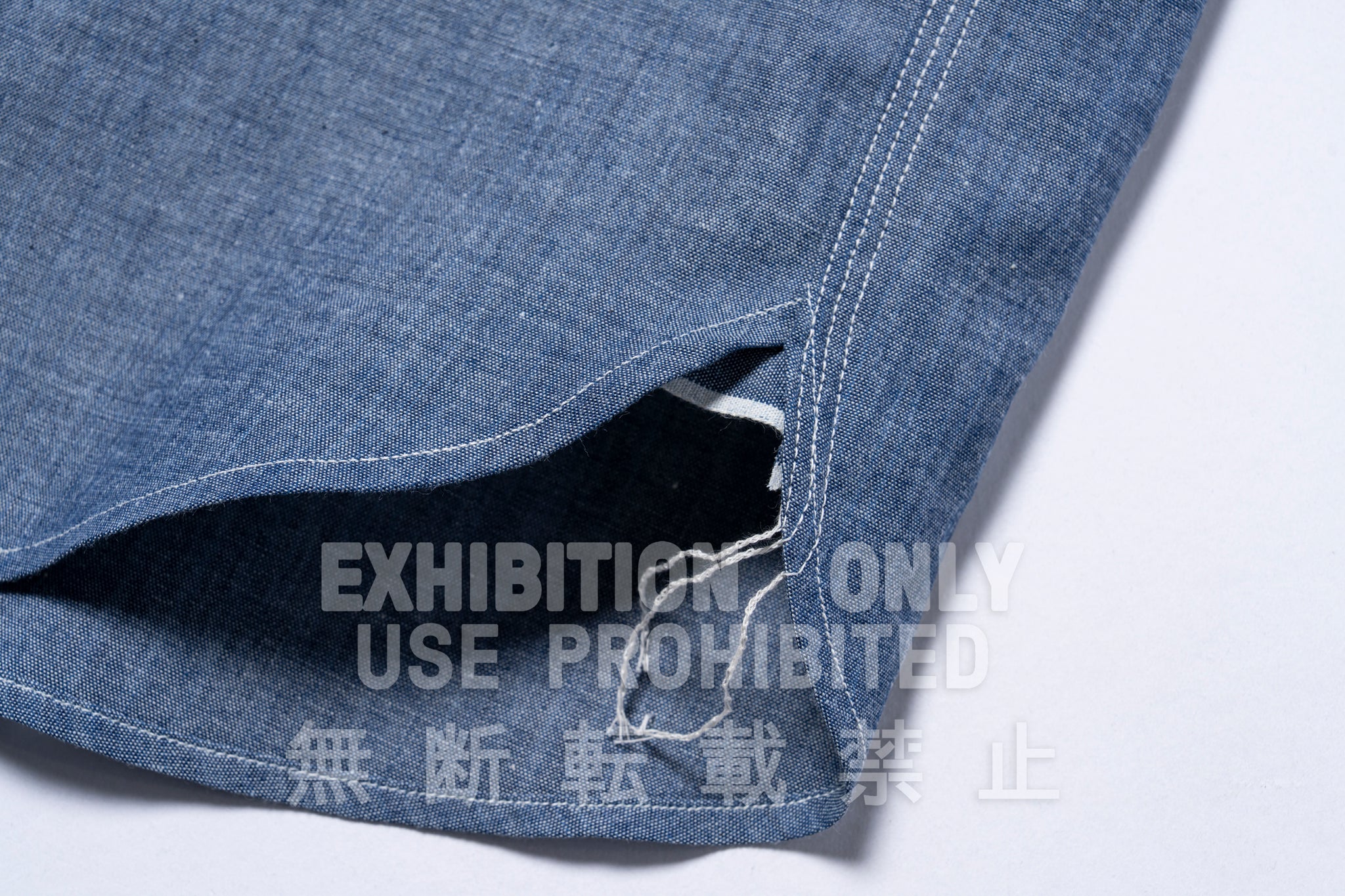 8HU CIGARETTE POCKET CHAMBRAY WORK SHIRT