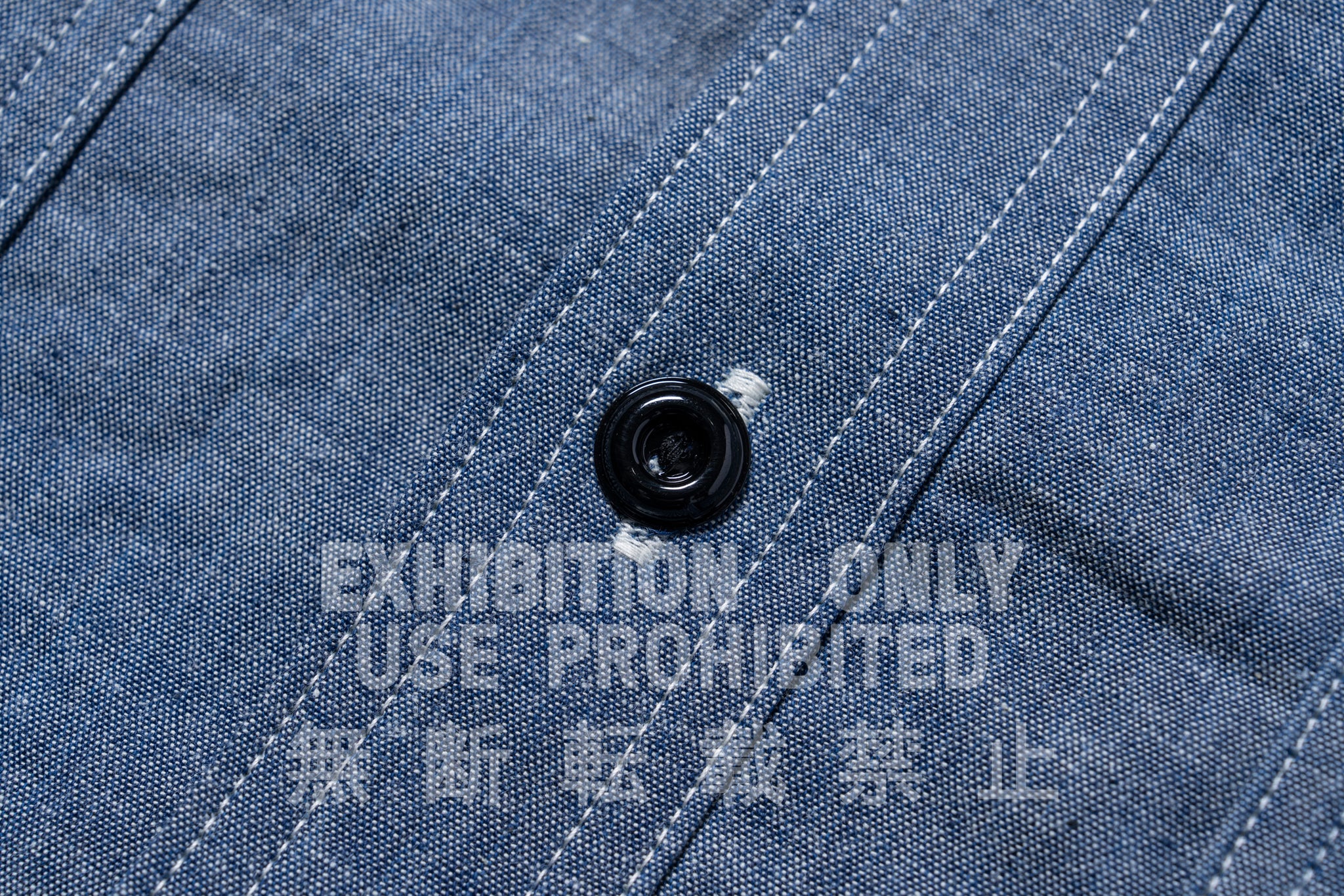 8HU CIGARETTE POCKET CHAMBRAY WORK SHIRT