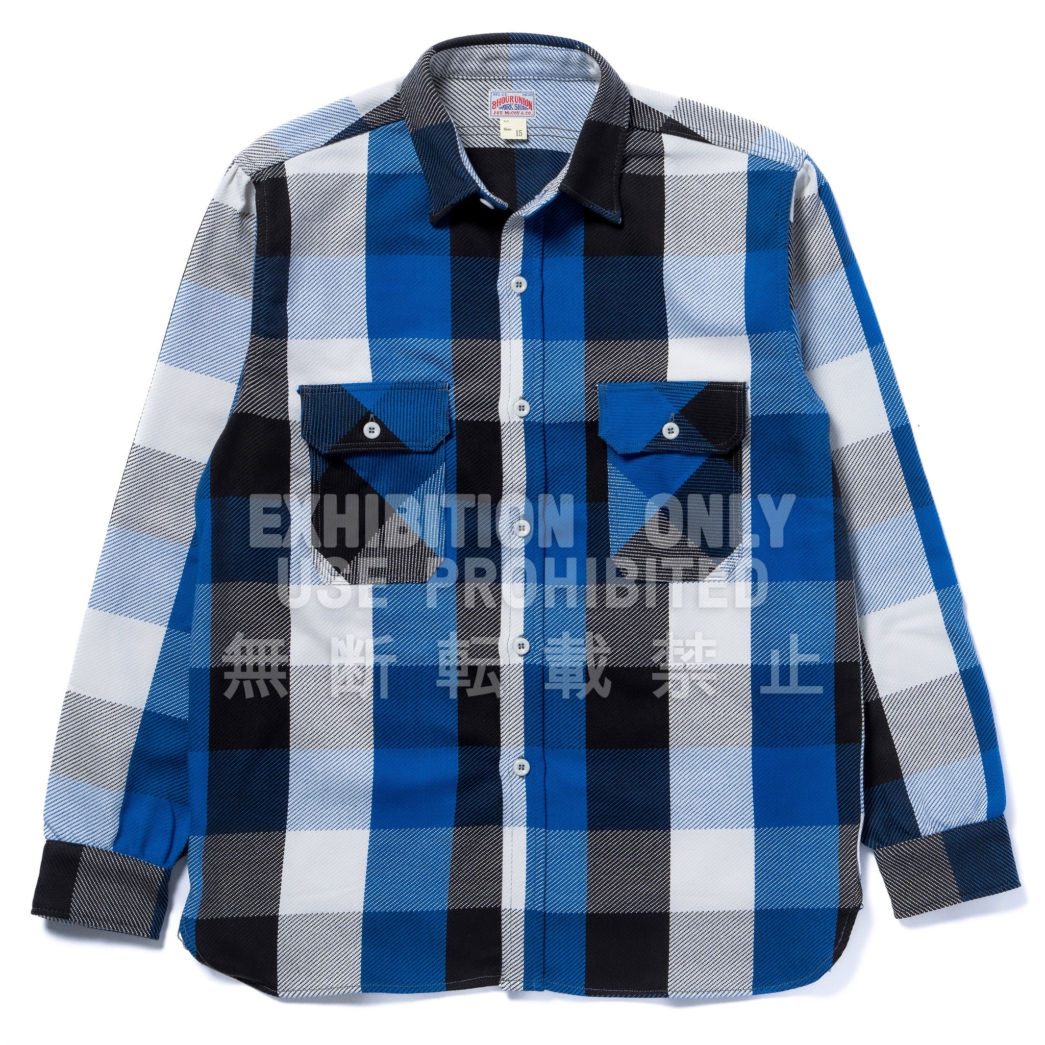 8HU LUMBERJACK BLOCK CHECK FLANNEL SHIRT