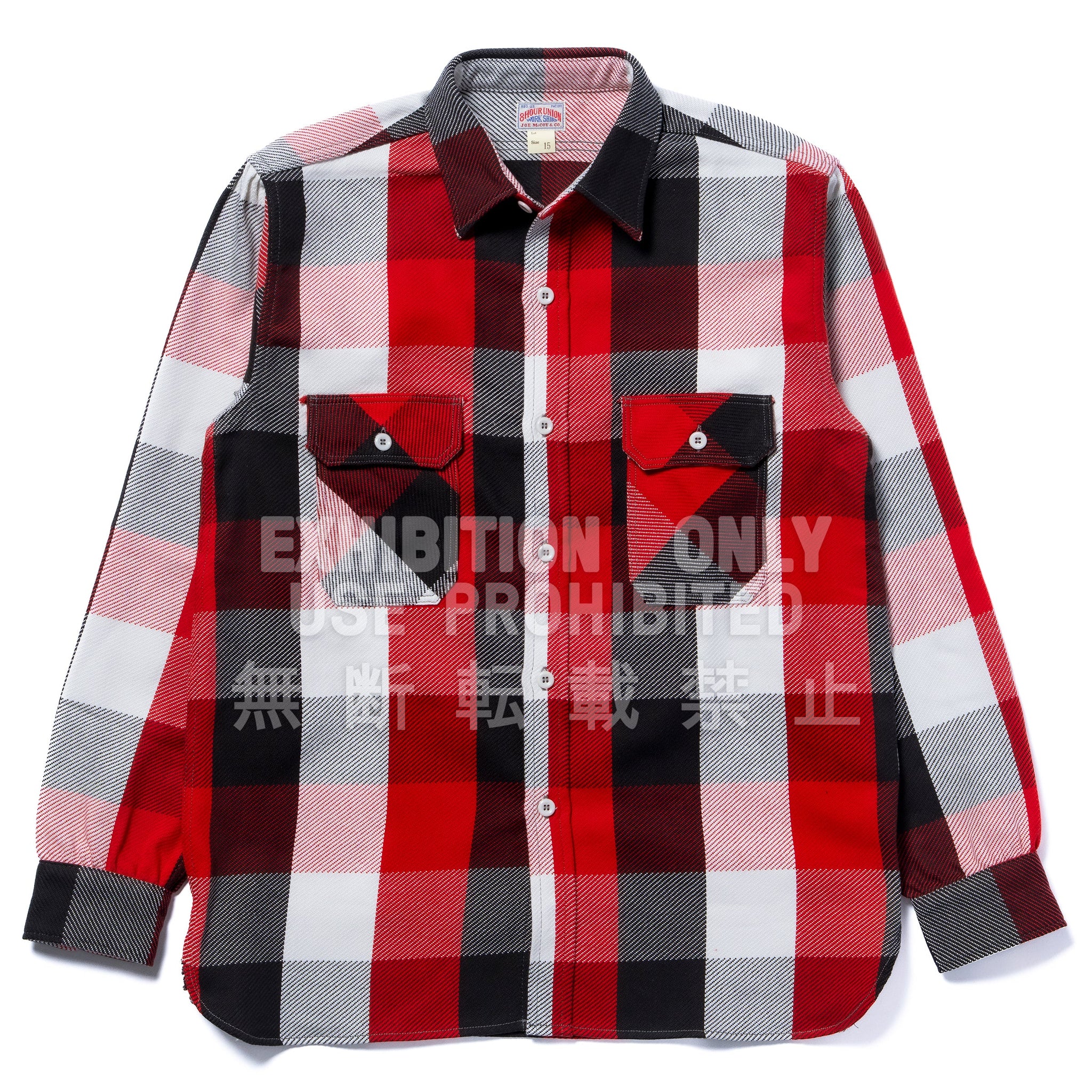 8HU LUMBERJACK BLOCK CHECK FLANNEL SHIRT