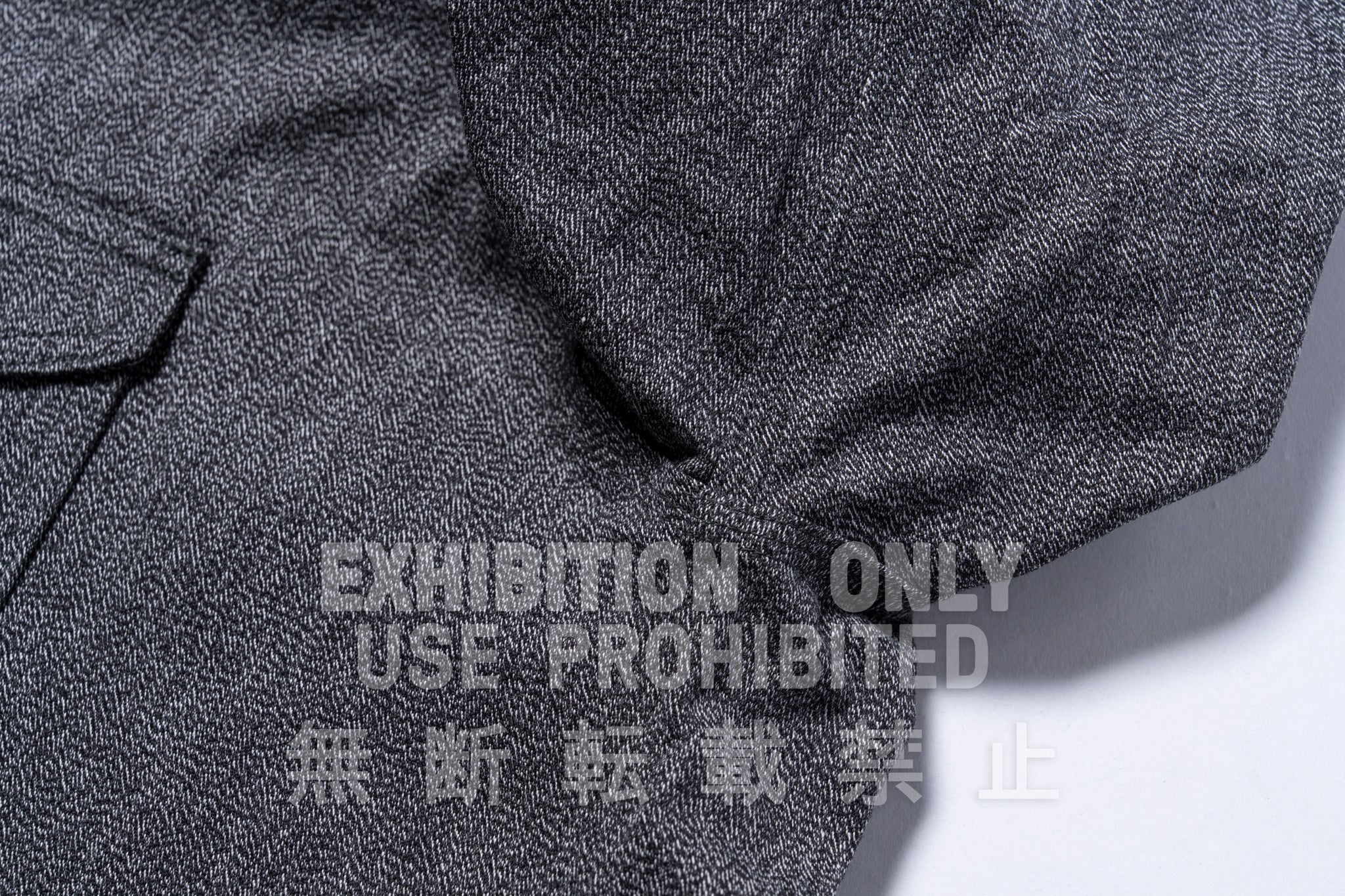 8HU CIGARETTE POCKET MOCK-TWIST CHAMBRAY WORK SHIRT
