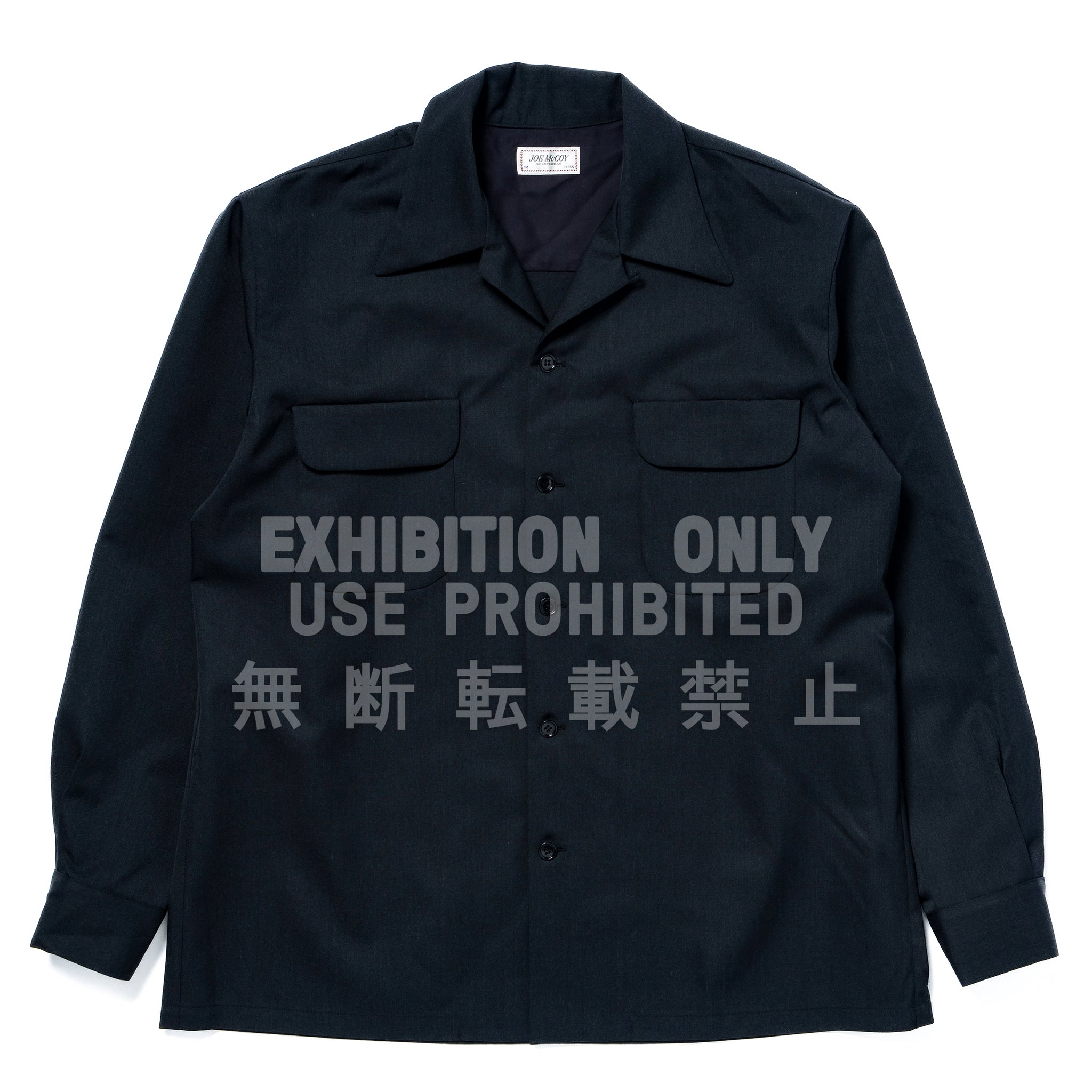 OPEN-COLLAR WOOL SHIRT